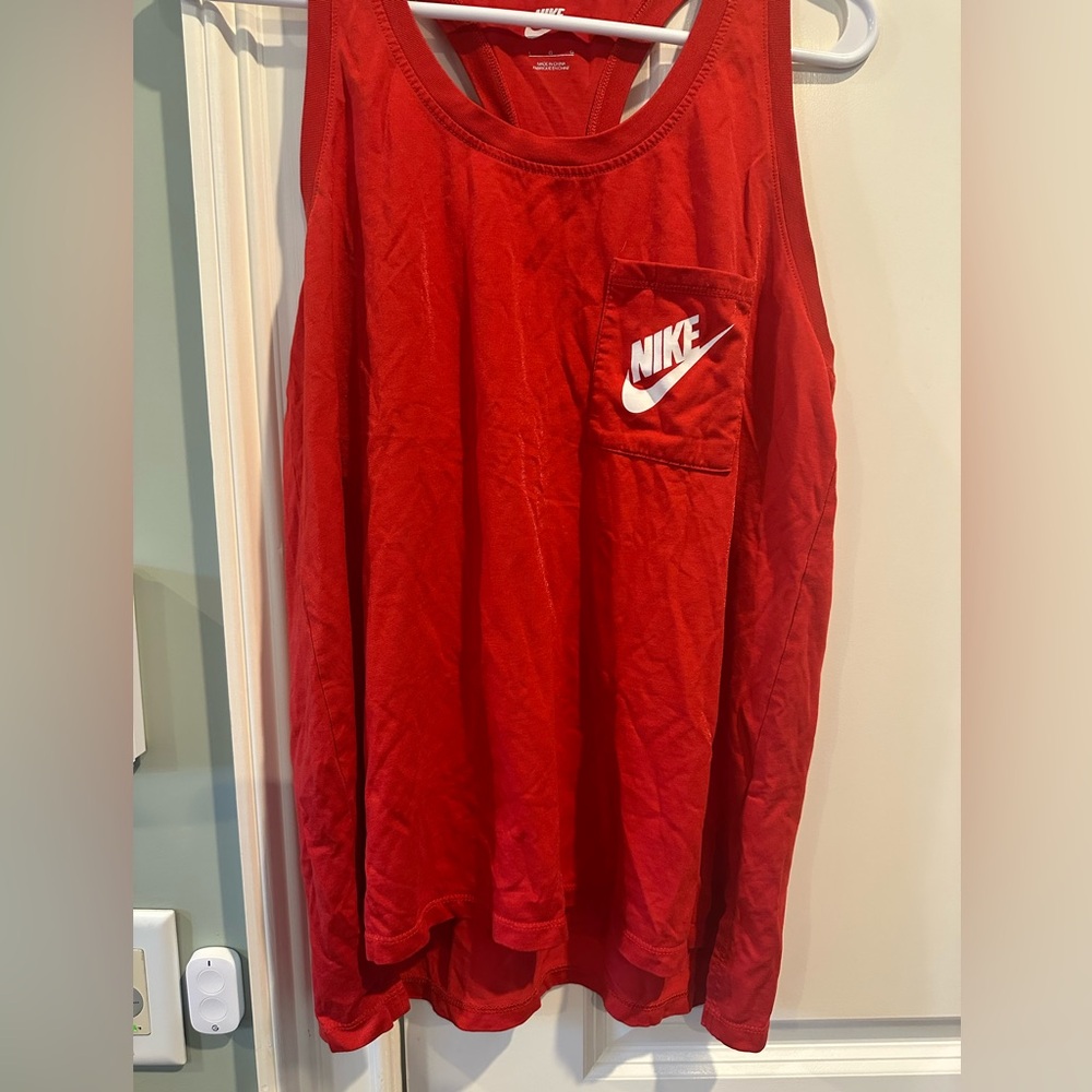 Nike Bold Red Athletic Top